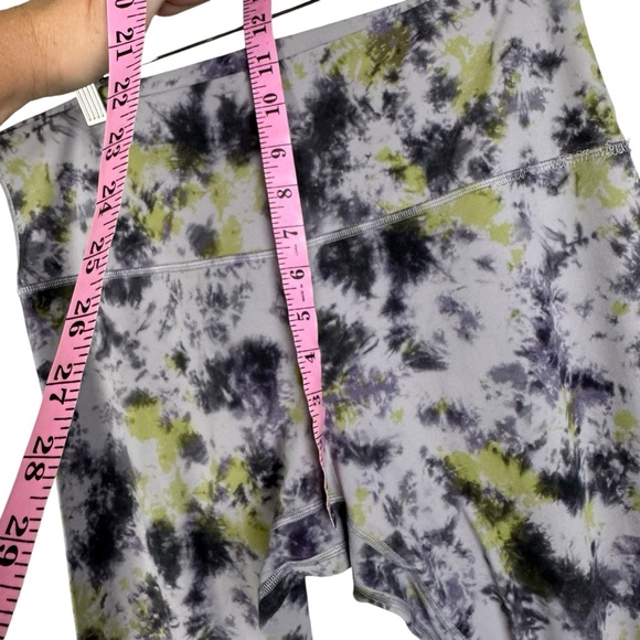 Lululemon Align High Rise Leggings Tie Dye Cropped Size 14 - Picture 9 of 9